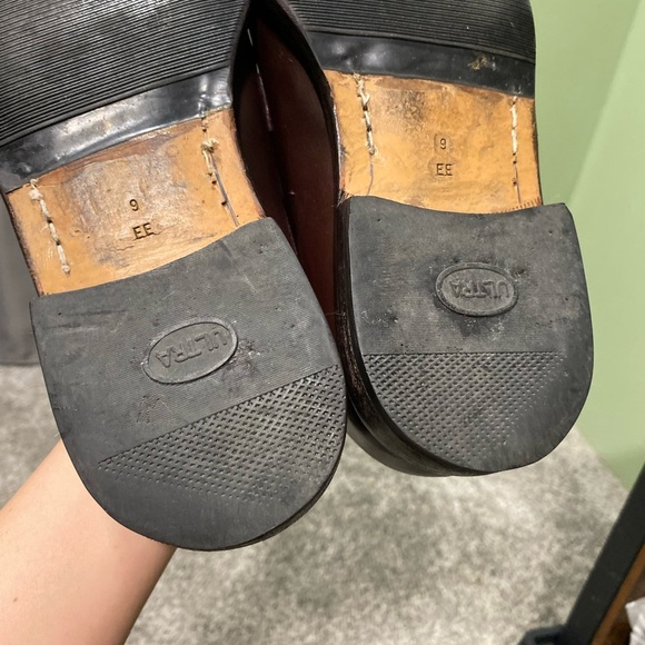 Salvatore Ferragamo Mens Studio Brown Metal Horsebit Leather Loafers Size 9 2E - Picture 8 of 8